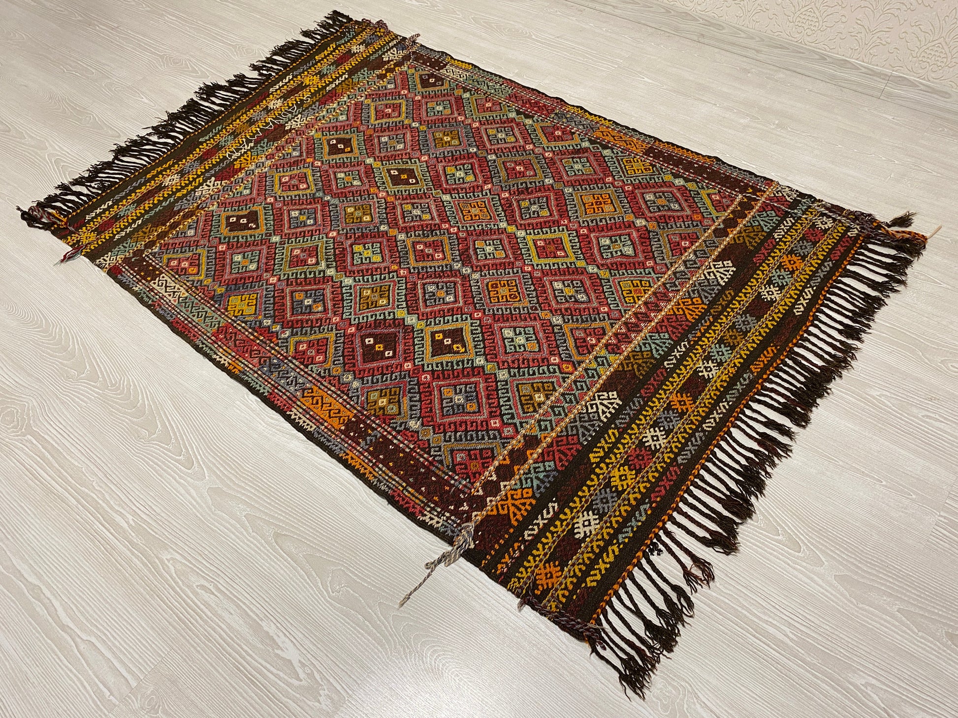 Turkish Nomadic Karakecili Cicim from West Anatolia - Kilim Art Gallery