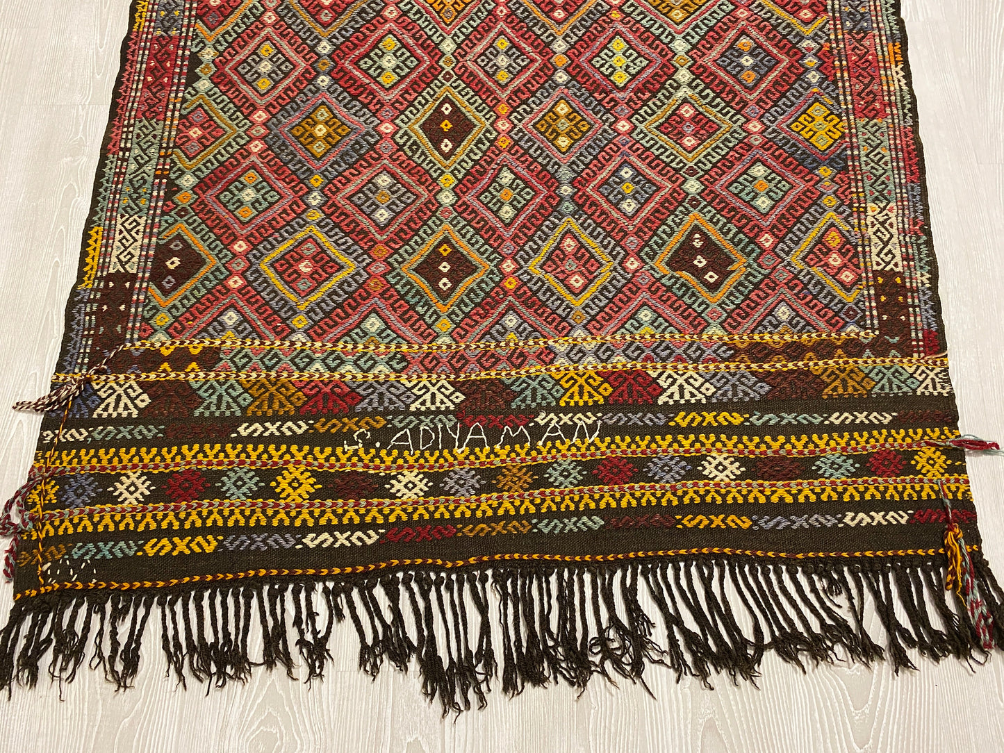 Turkish Nomadic Karakecili Cicim from West Anatolia - Kilim Art Gallery