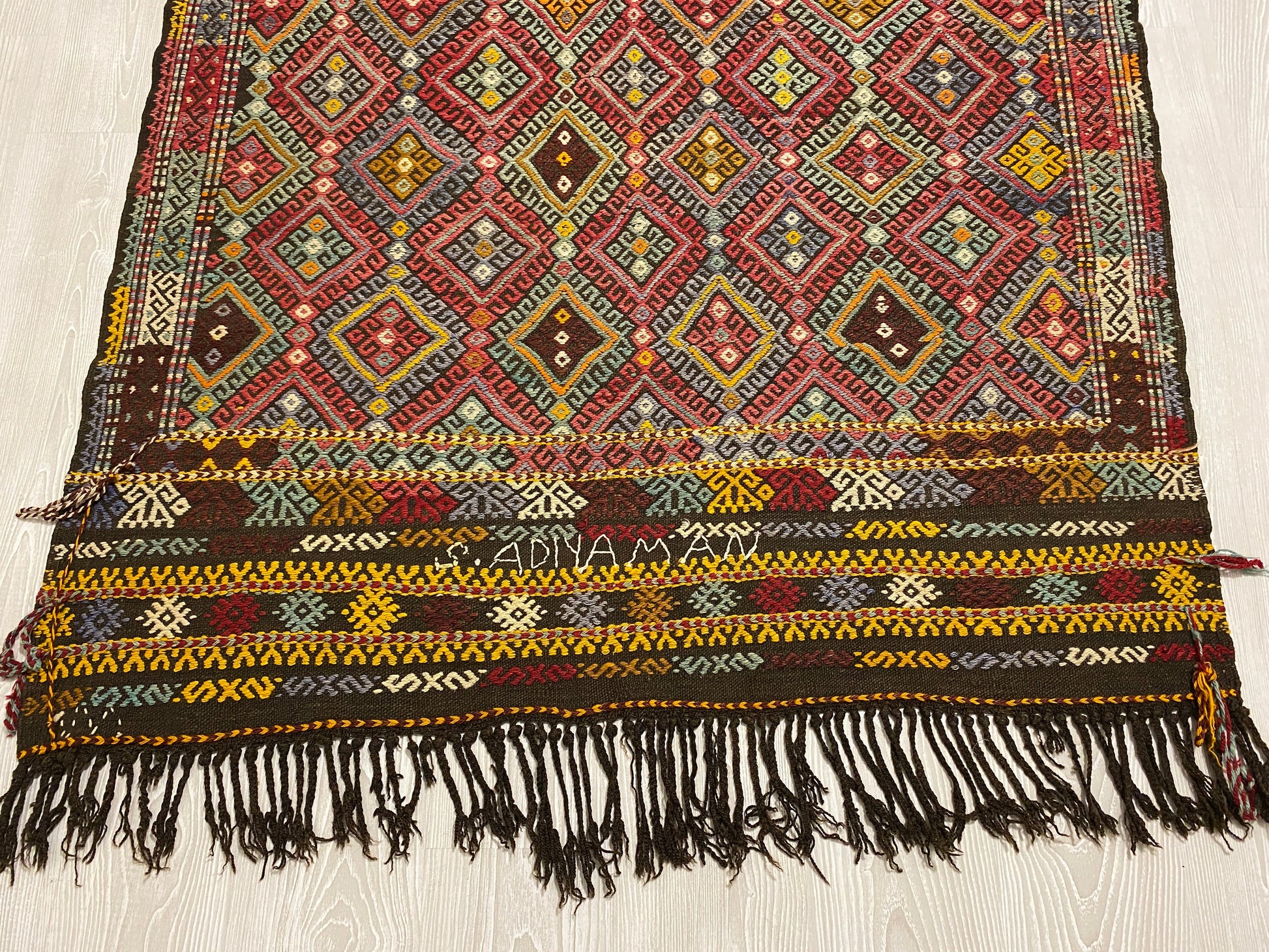 Turkish Nomadic Karakecili Cicim from West Anatolia - Kilim Art Gallery