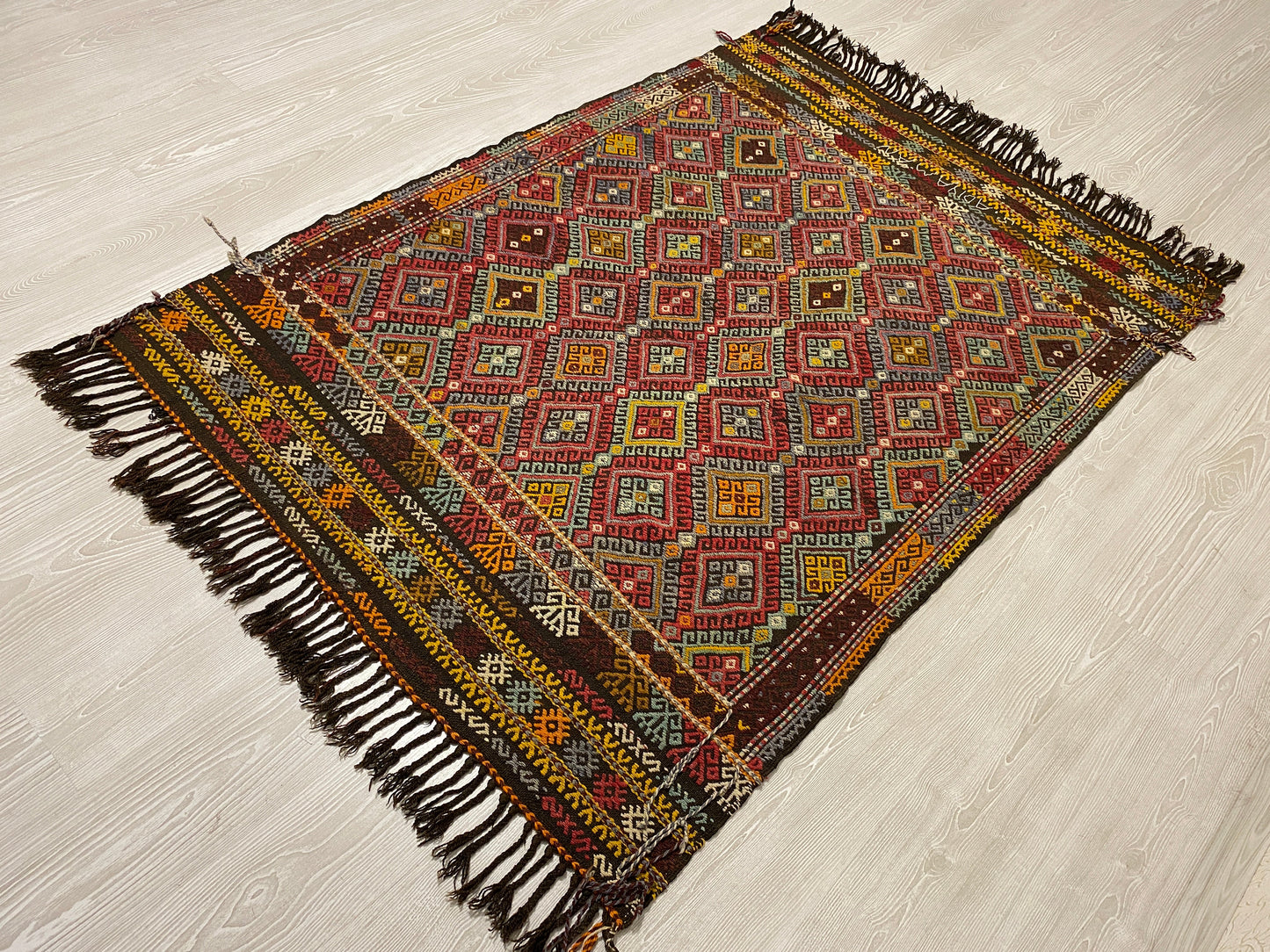 Turkish Nomadic Karakecili Cicim from West Anatolia - Kilim Art Gallery