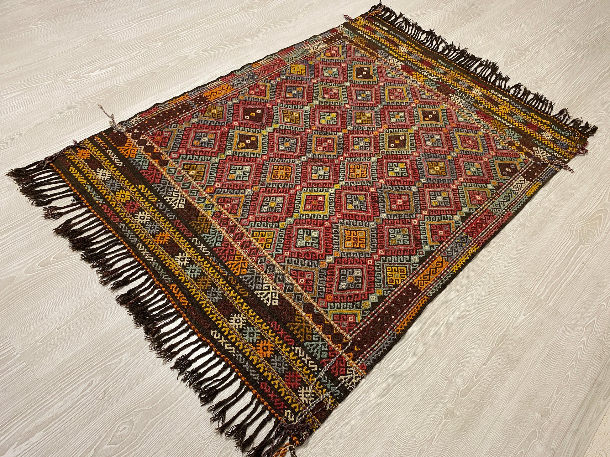 Turkish Nomadic Karakecili Cicim from West Anatolia - Kilim Art Gallery