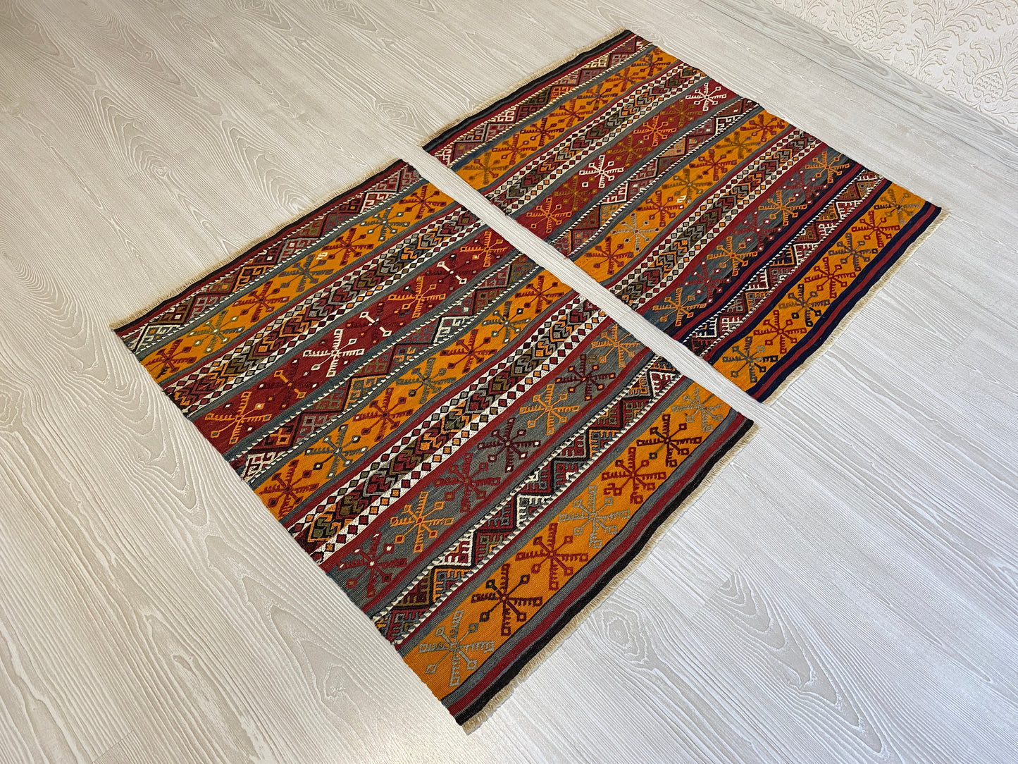 Twin Collectable Malatya - Sivas Cicims - Kilim Art Gallery