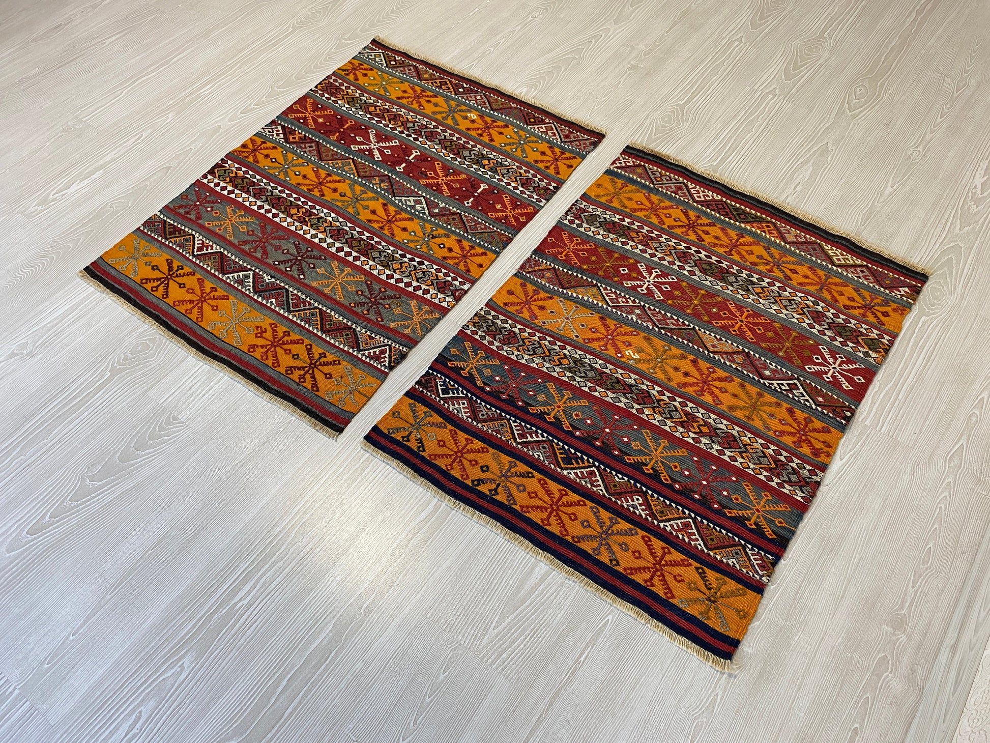 Twin Collectable Malatya - Sivas Cicims - Kilim Art Gallery