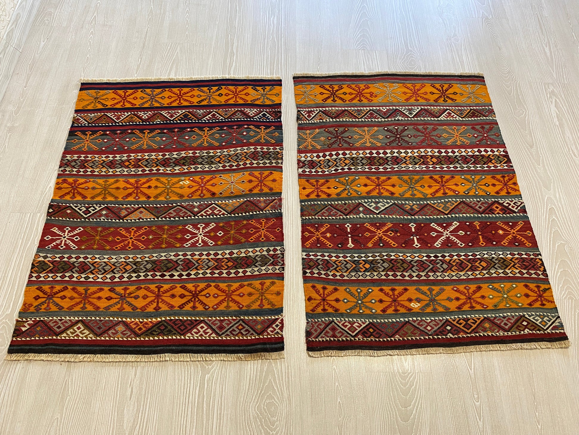 Twin Collectable Malatya - Sivas Cicims - Kilim Art Gallery