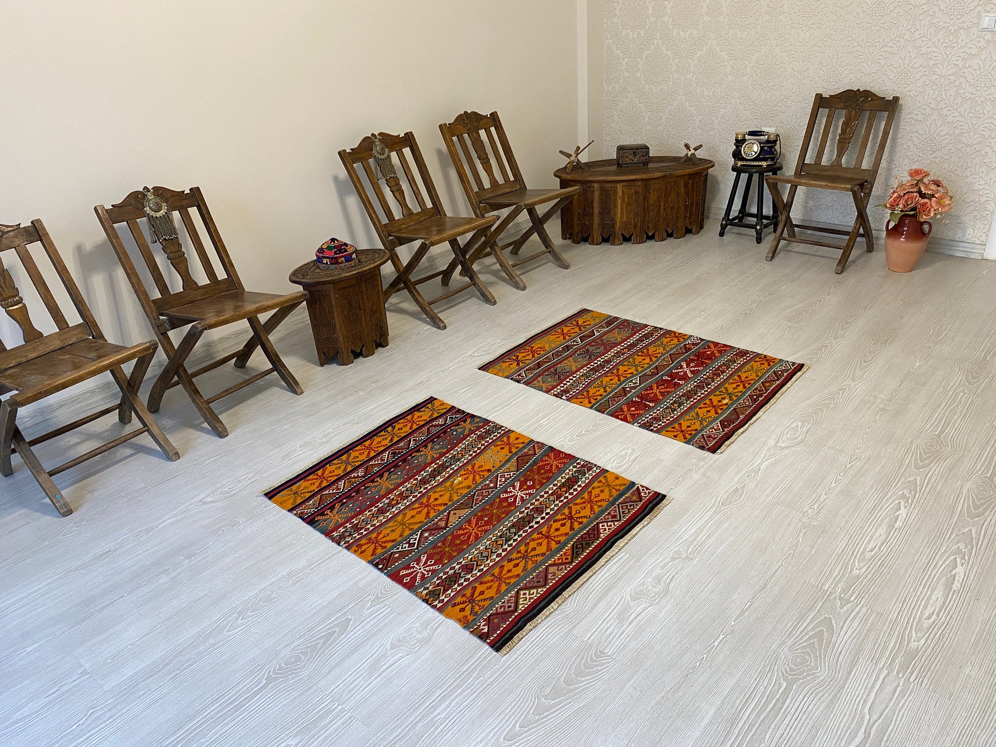 Twin Collectable Malatya - Sivas Cicims - Kilim Art Gallery