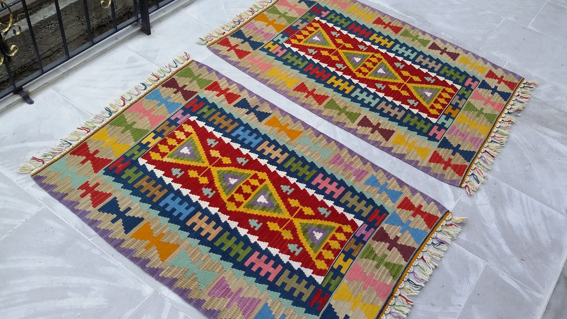 Twin Kayseri Gomurgen Kilim Rugs - Kilim Art Gallery