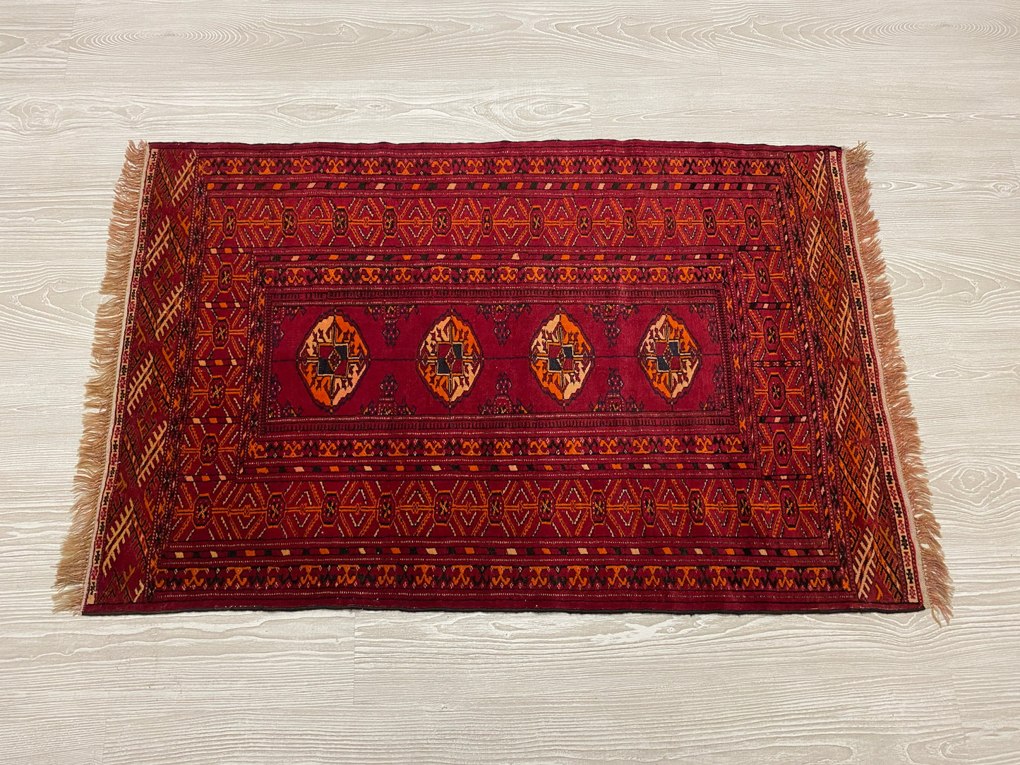 Very Fine Turkmen Buhara Carpet Rug - Kilim Art Gallery