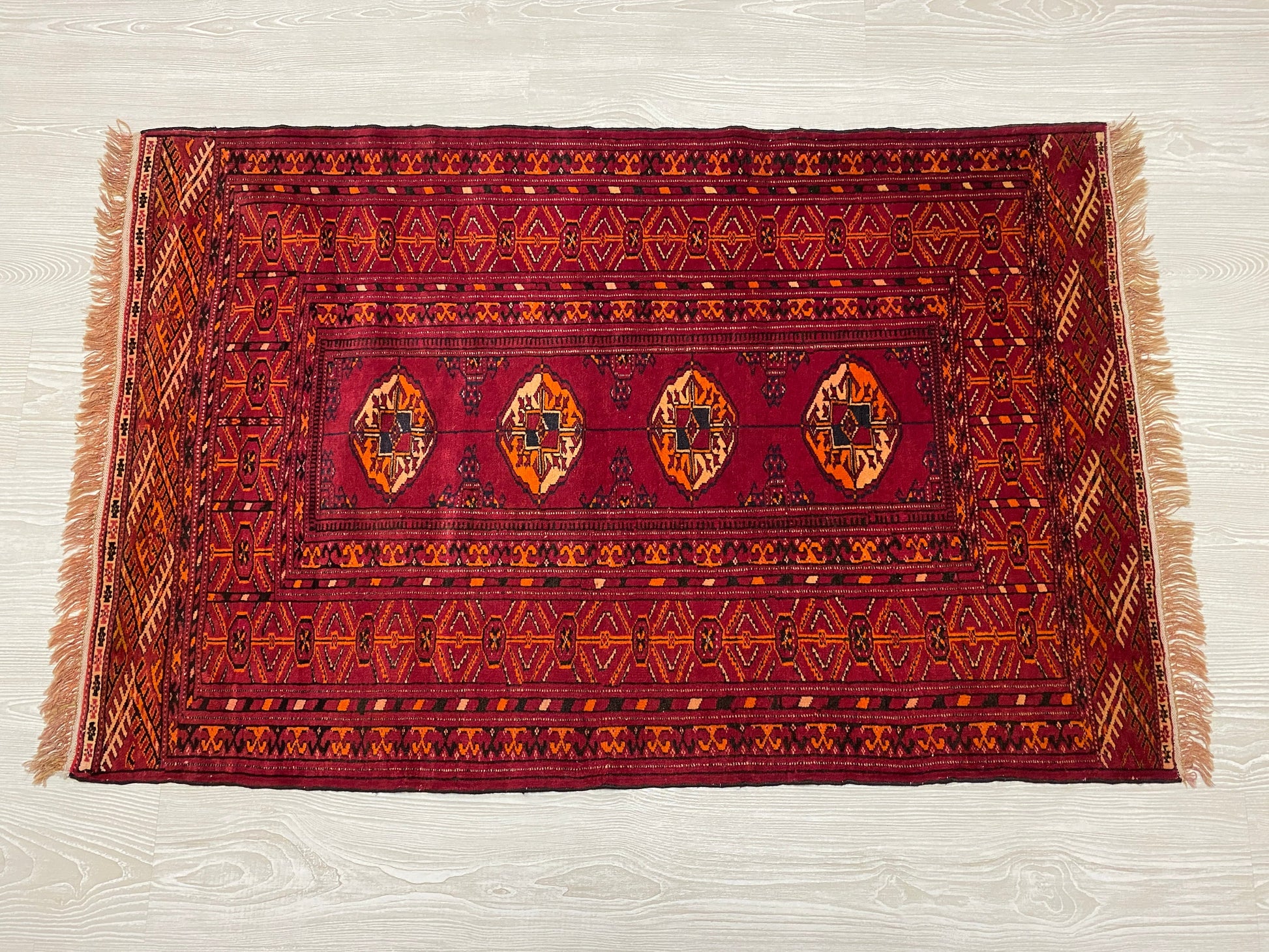 Very Fine Turkmen Buhara Carpet Rug - Kilim Art Gallery