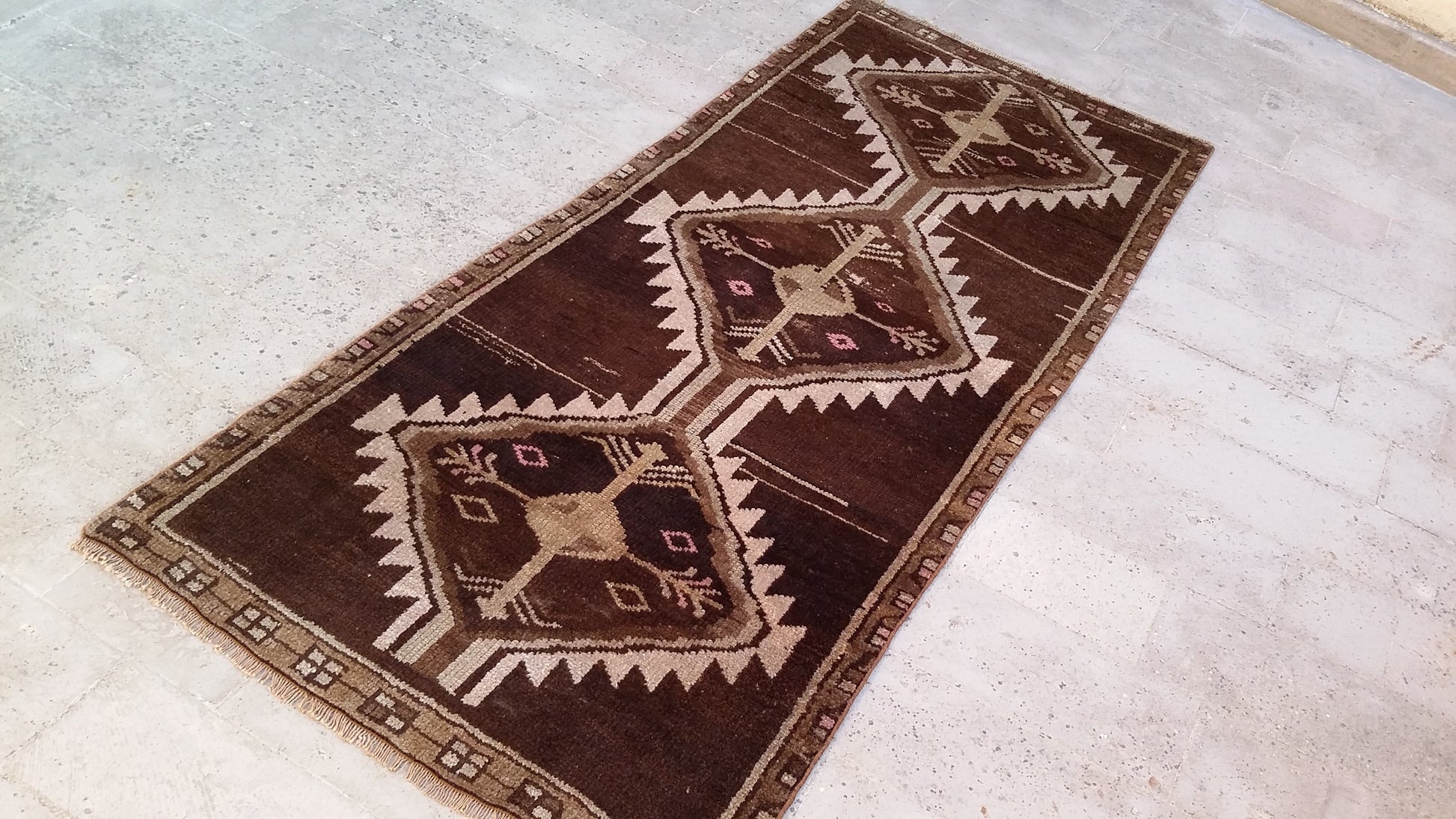 Vintage Tribal Kurdish Rug - Kilim Art Gallery