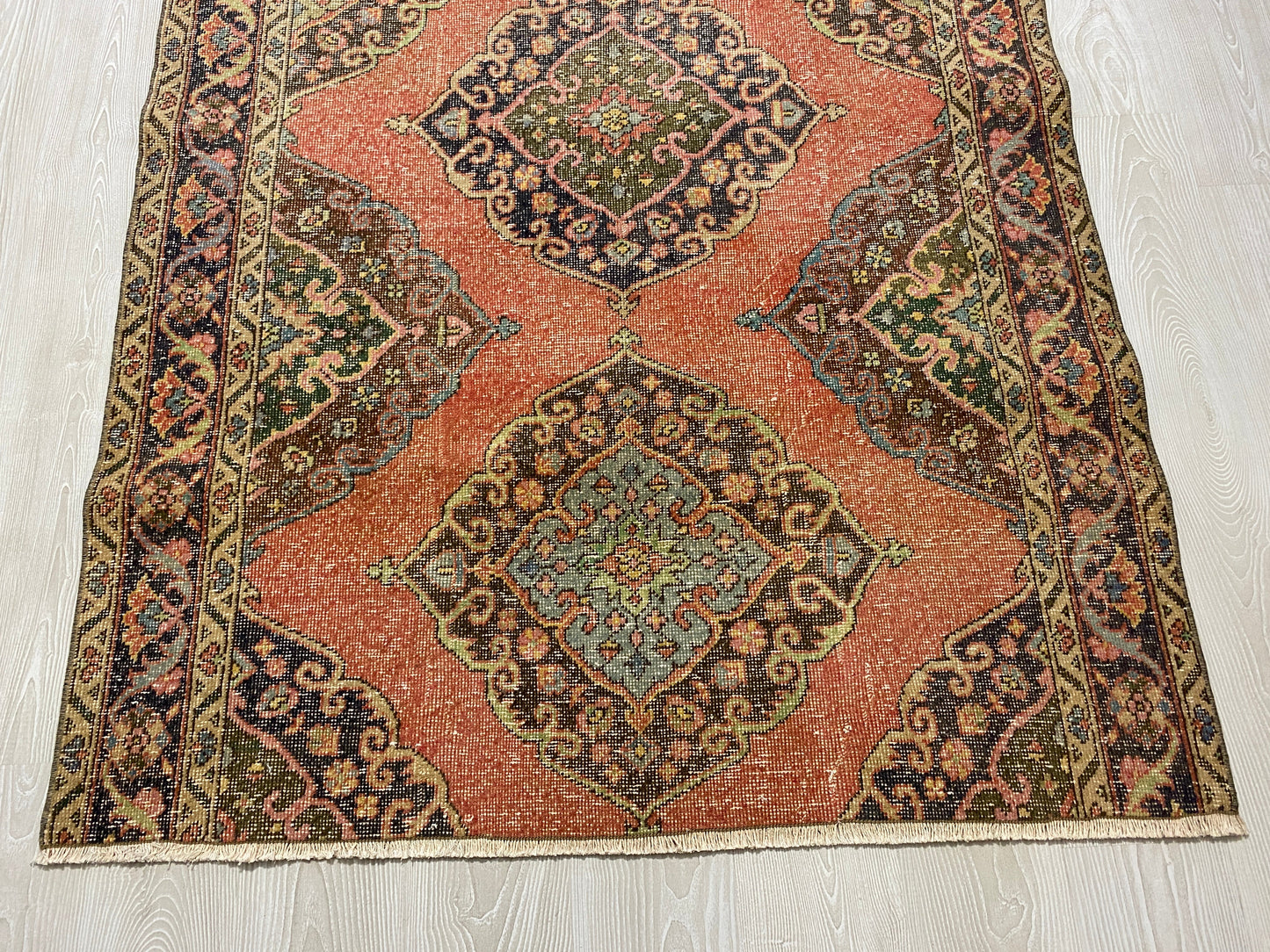 Vintage Turkish Oushak Carpet - Kilim Art Gallery