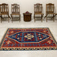 Vintage Very Fine Blue Konya Kilim - Kilim Art Gallery